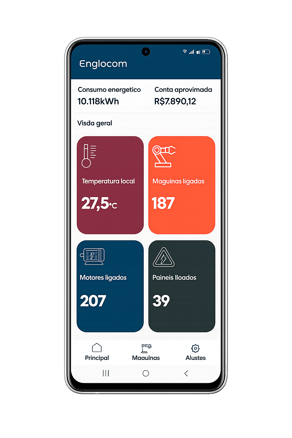 ENGLOCOM Control app screenshot